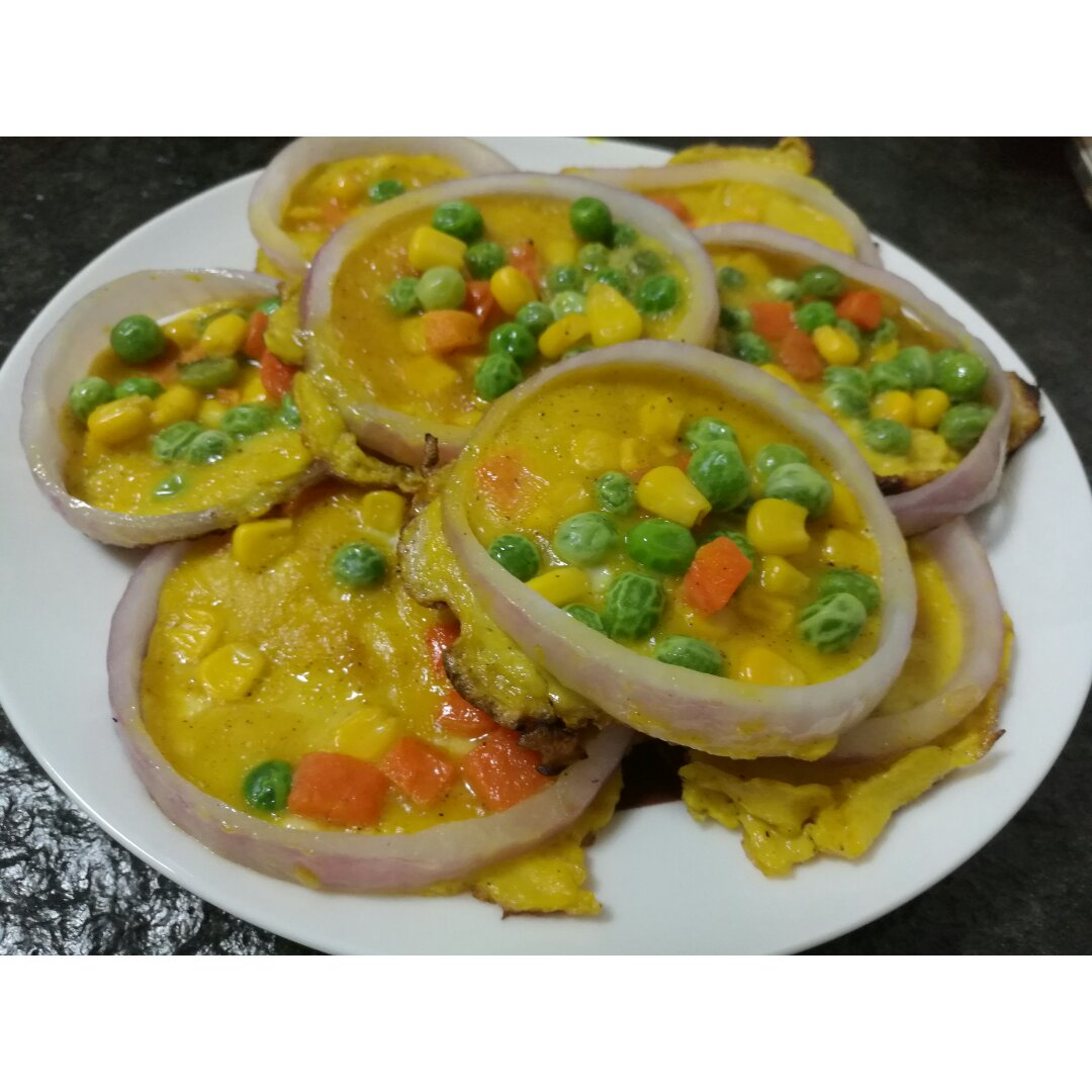 洋葱圈蛋饼