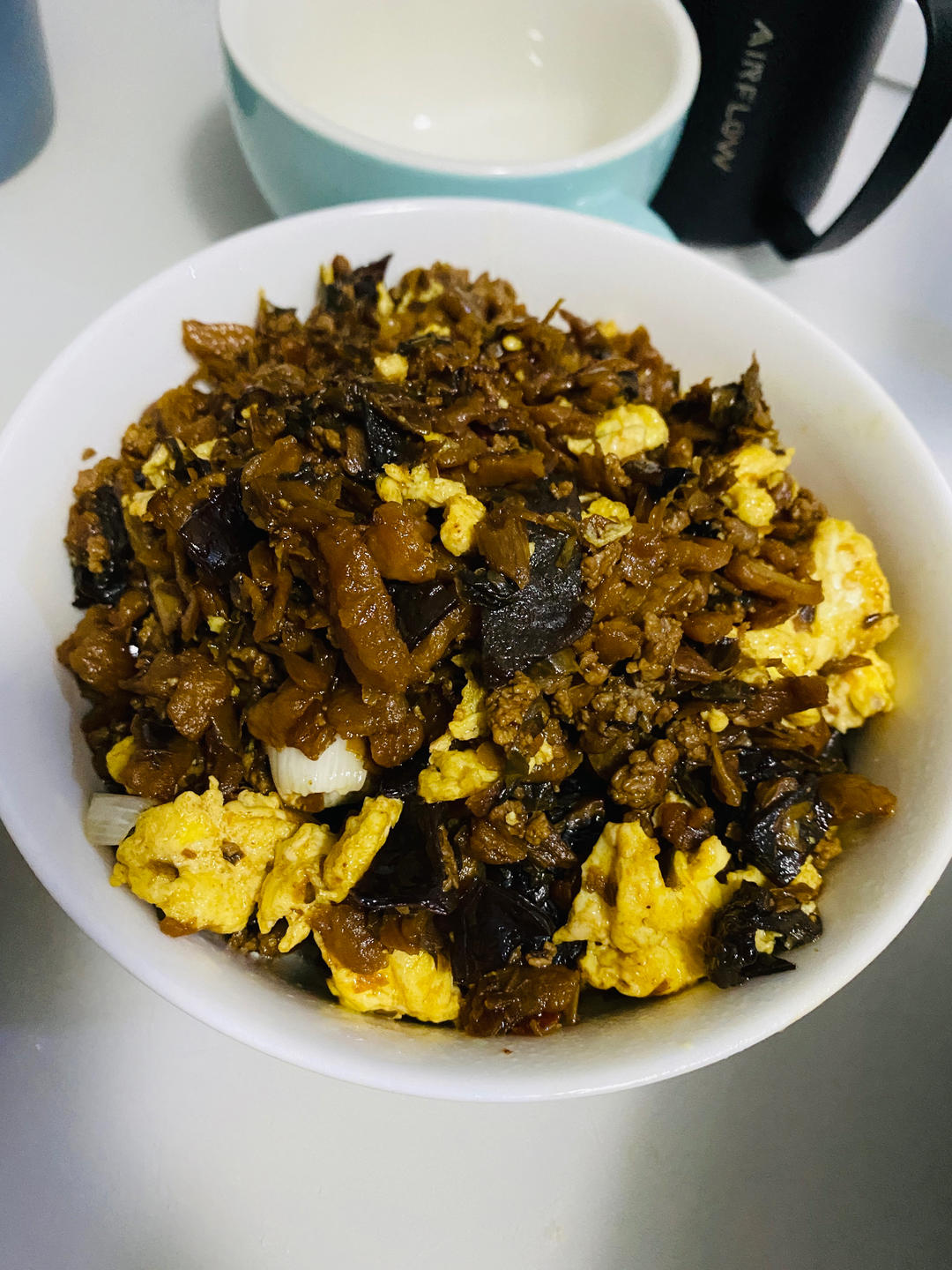 鸡蛋炒外婆菜(下饭菜)