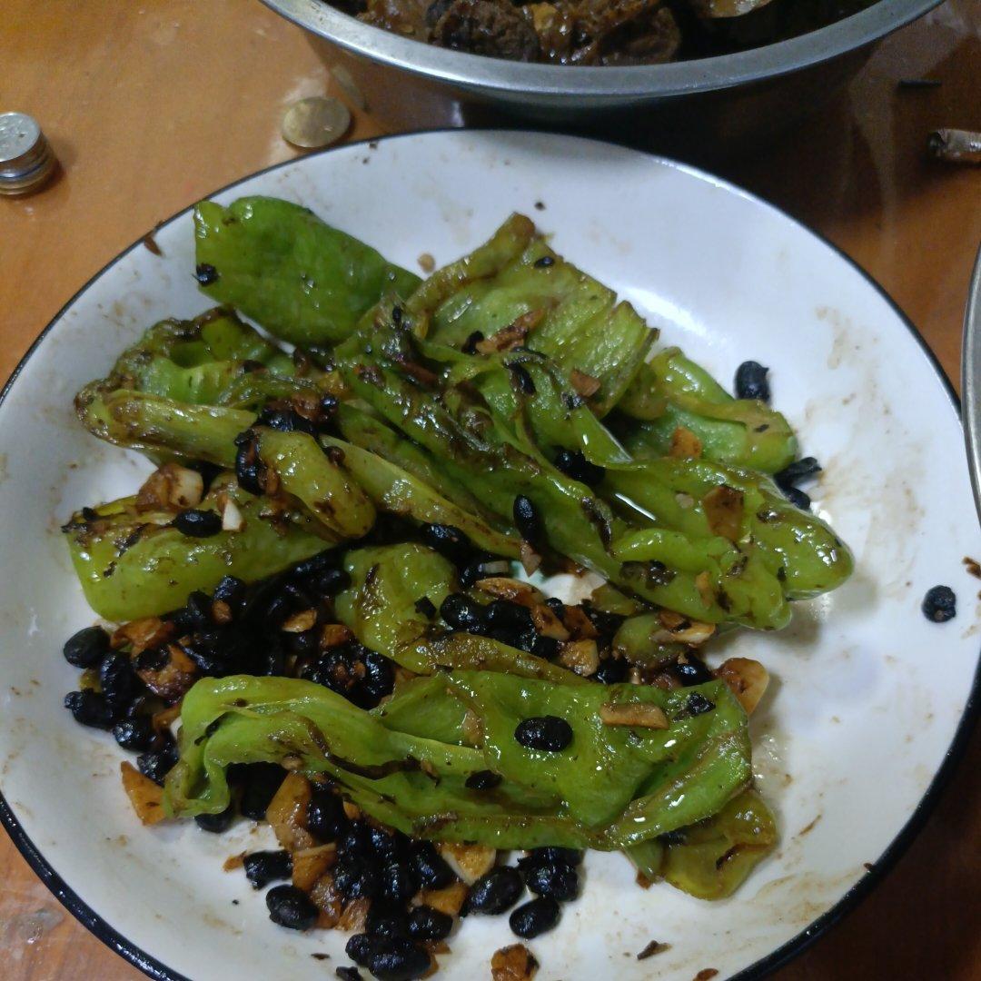 豆豉虎皮青椒