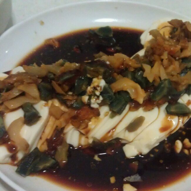 皮蛋豆腐