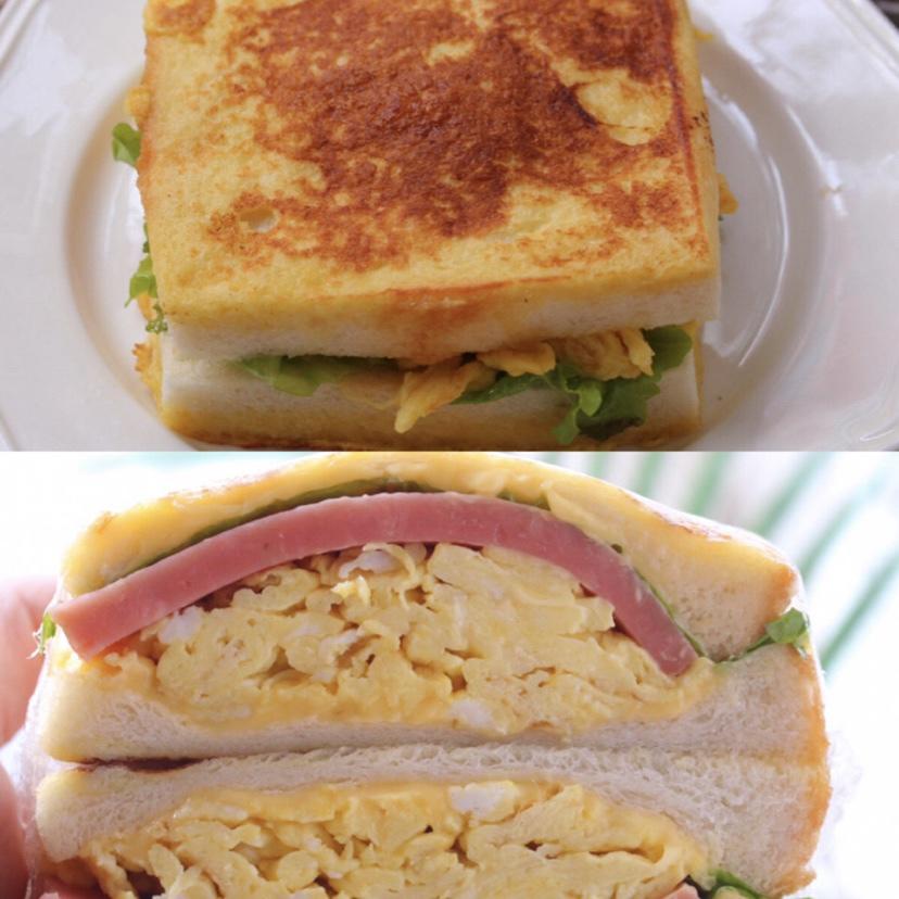 十分钟快手早餐【港式火腿西多士】