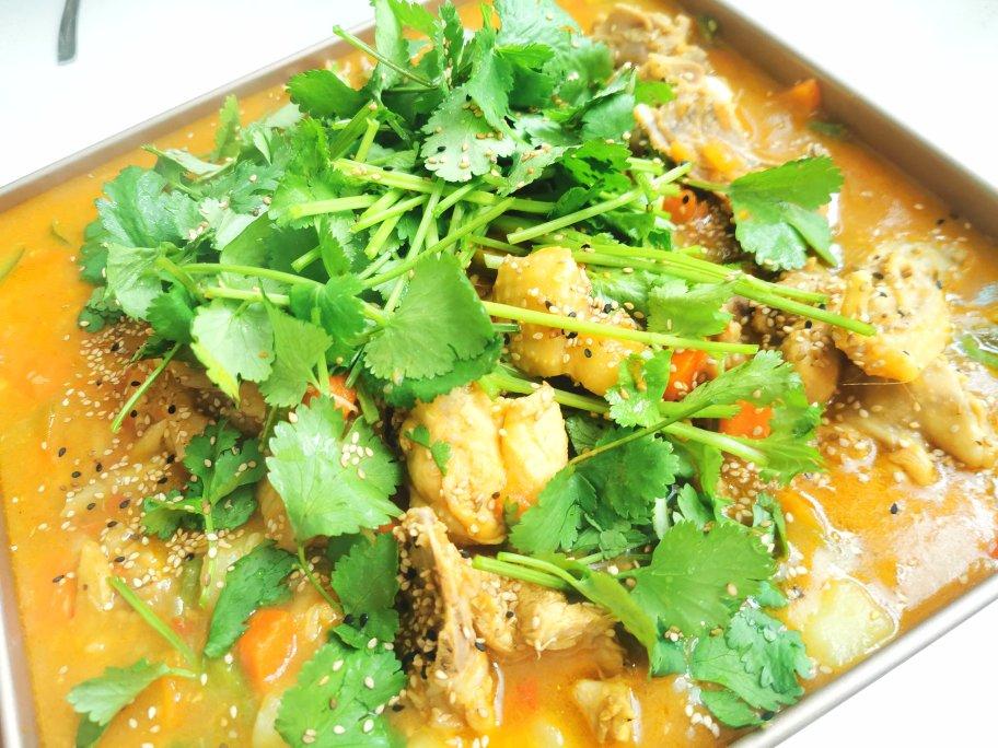 新疆特色大盘鸡（附加皮带面做法）