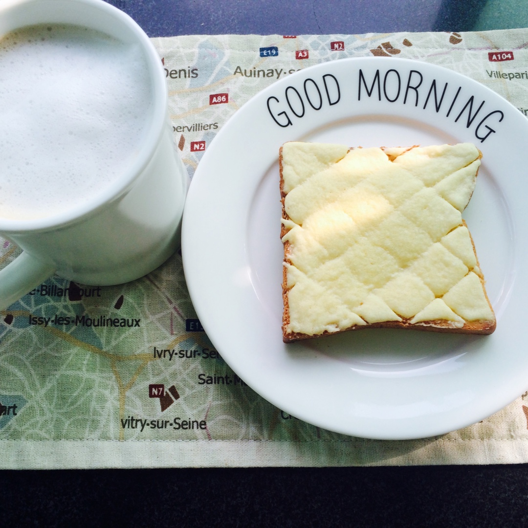 快手菠萝皮吐司