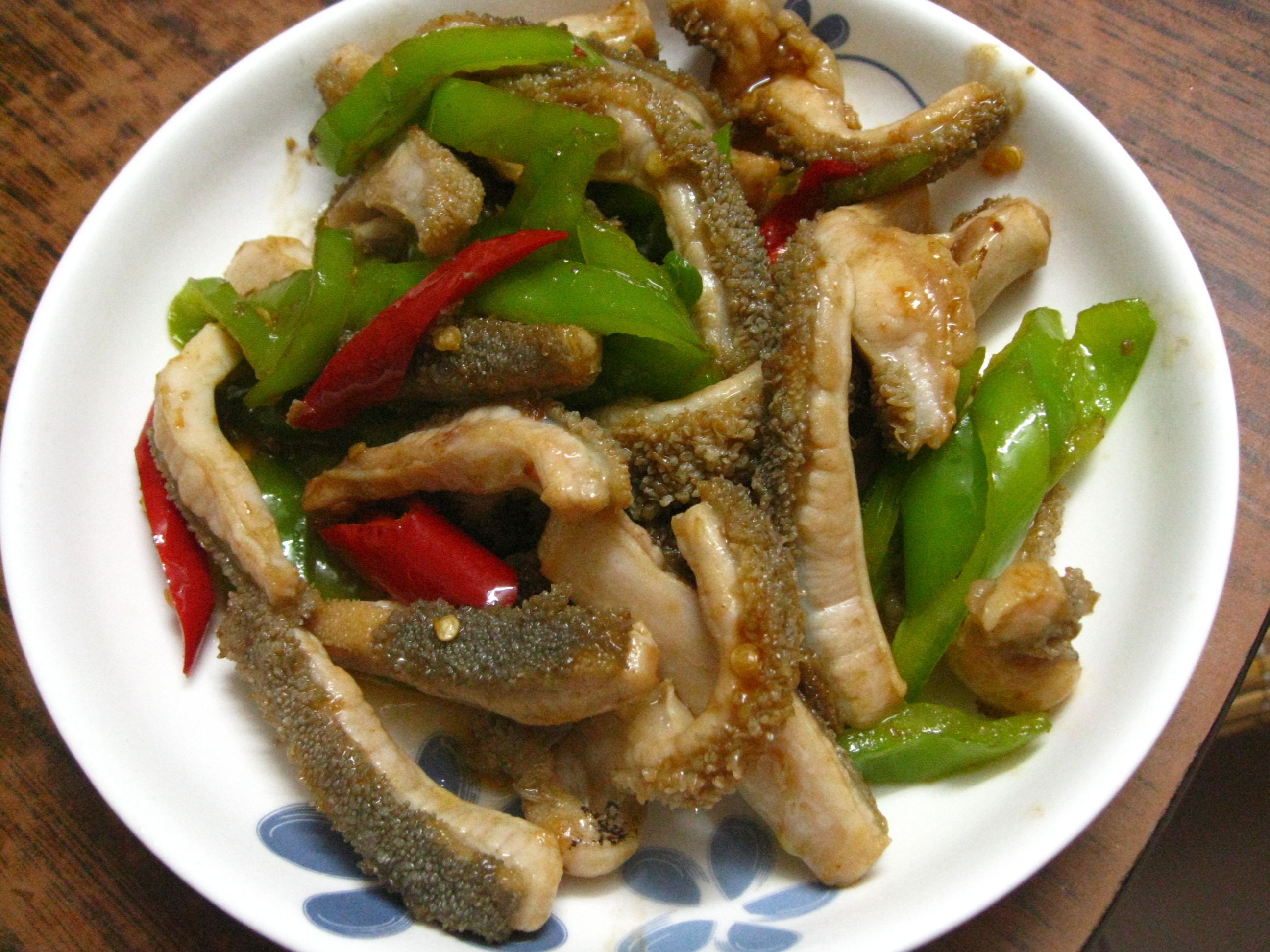 青椒炒牛肚