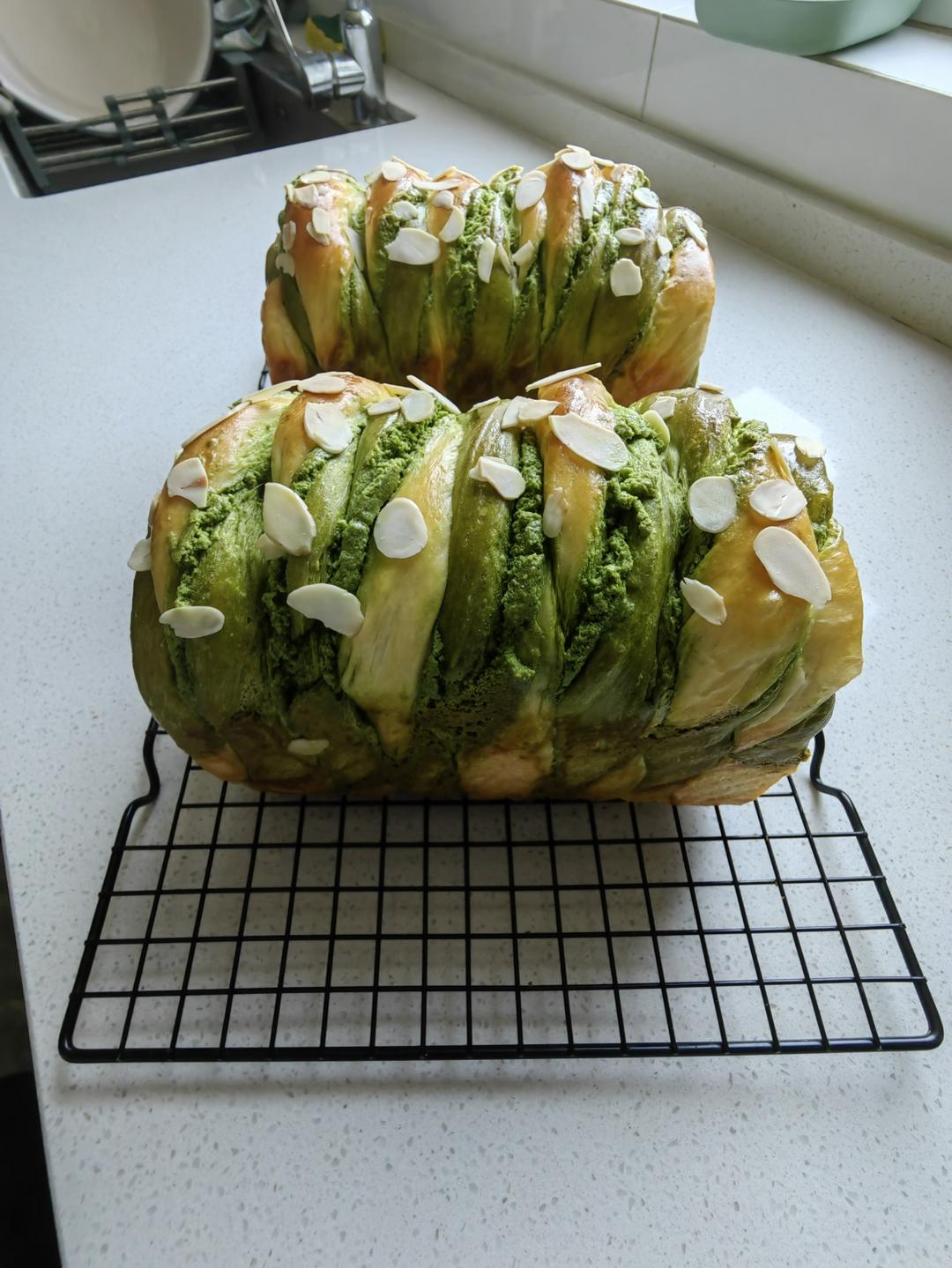 双色斑斓奶酥吐司