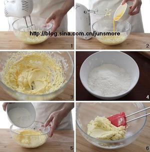 椰香草莓软酥饼的做法 步骤1
