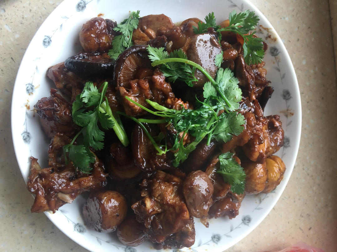 【栗子烧鸡】鸡肉都给你吃，栗子归我~