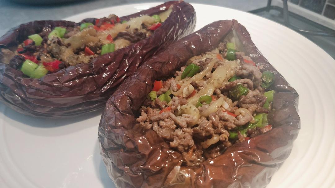 烤箱版“肉沫烤茄子”香死老爷子
