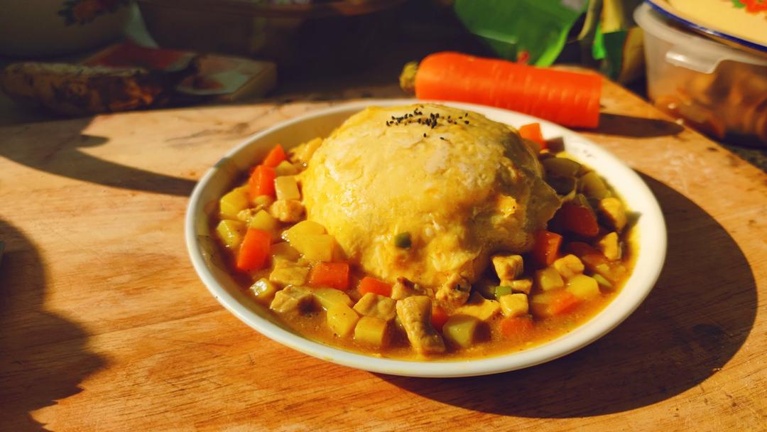 日式咖喱鸡蛋包饭