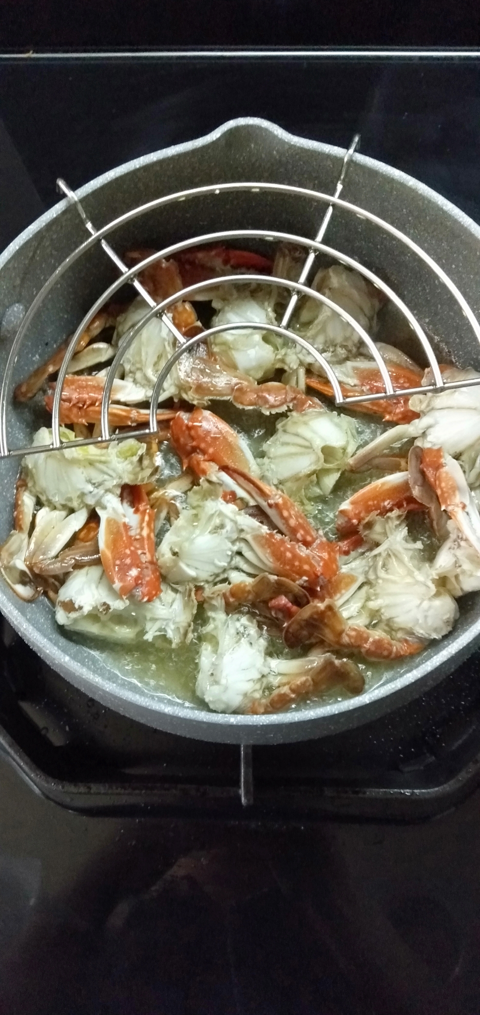 香辣蟹😚最爱红烧蟹的做法 步骤3