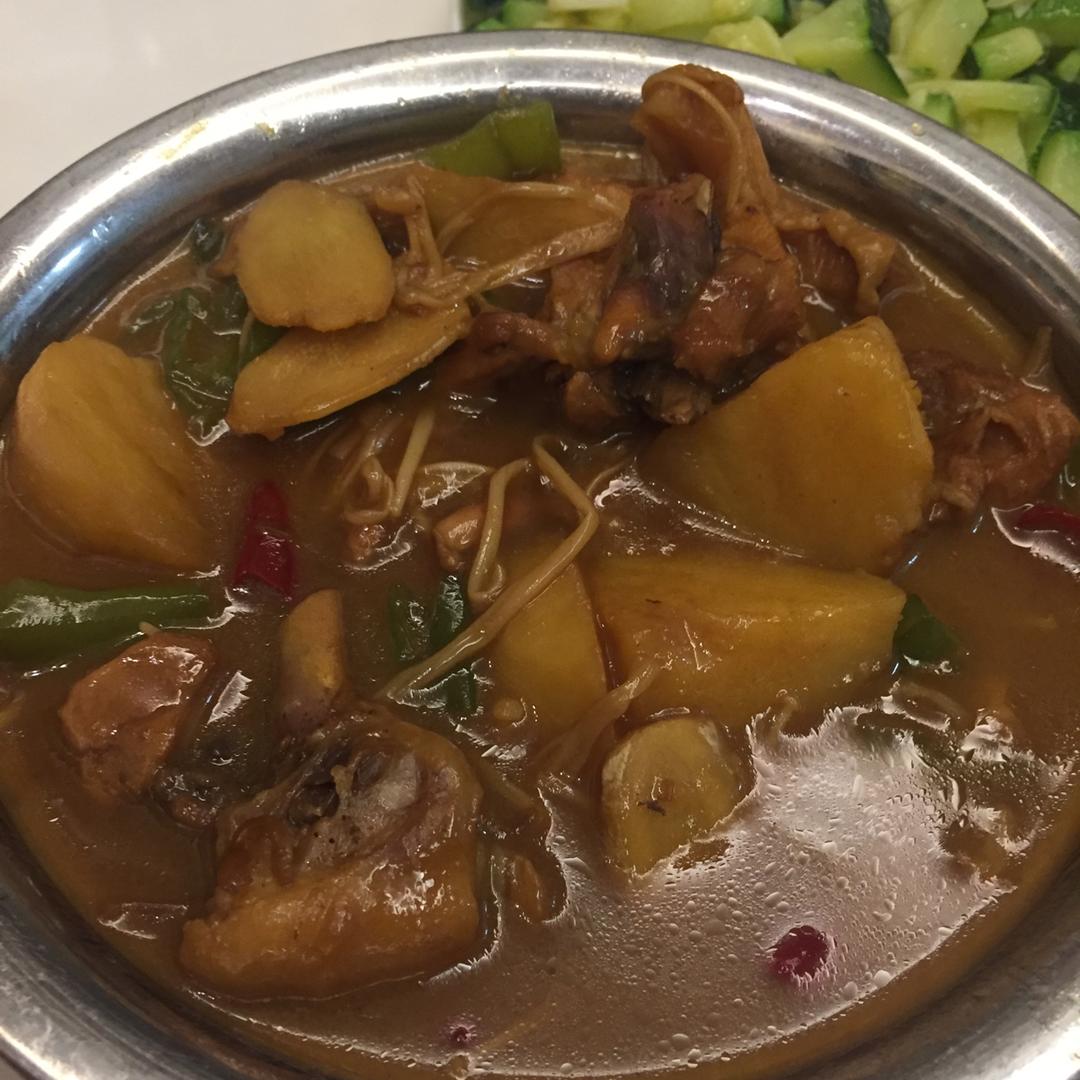 黄焖鸡米饭