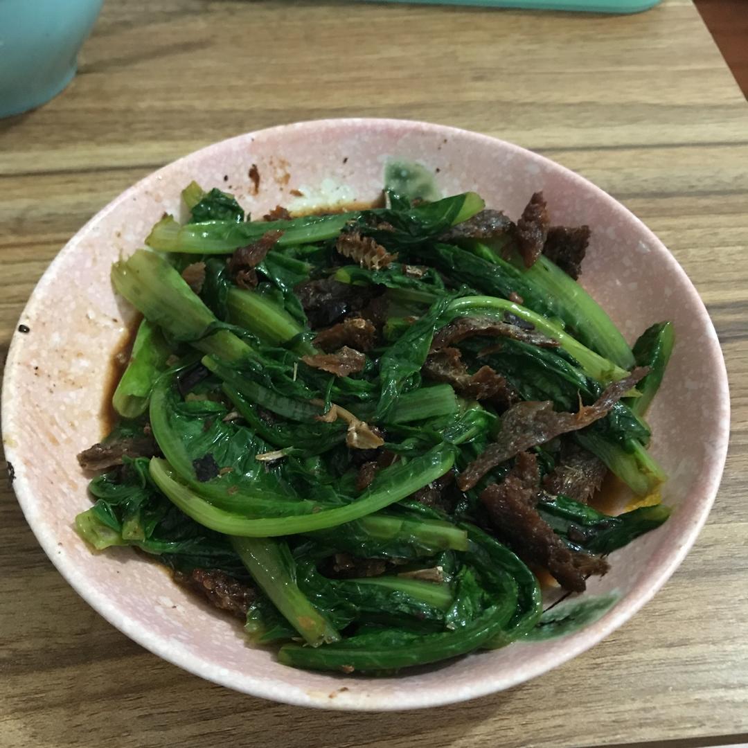 豆豉鲮鱼油麦菜
