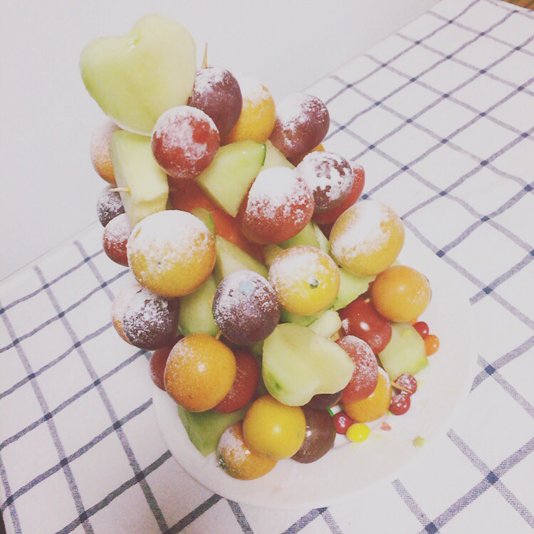 【水果圣诞树】