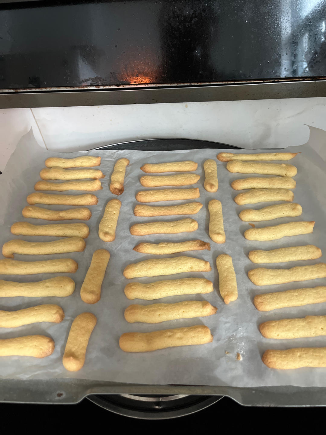 一次就成功的手指饼干～