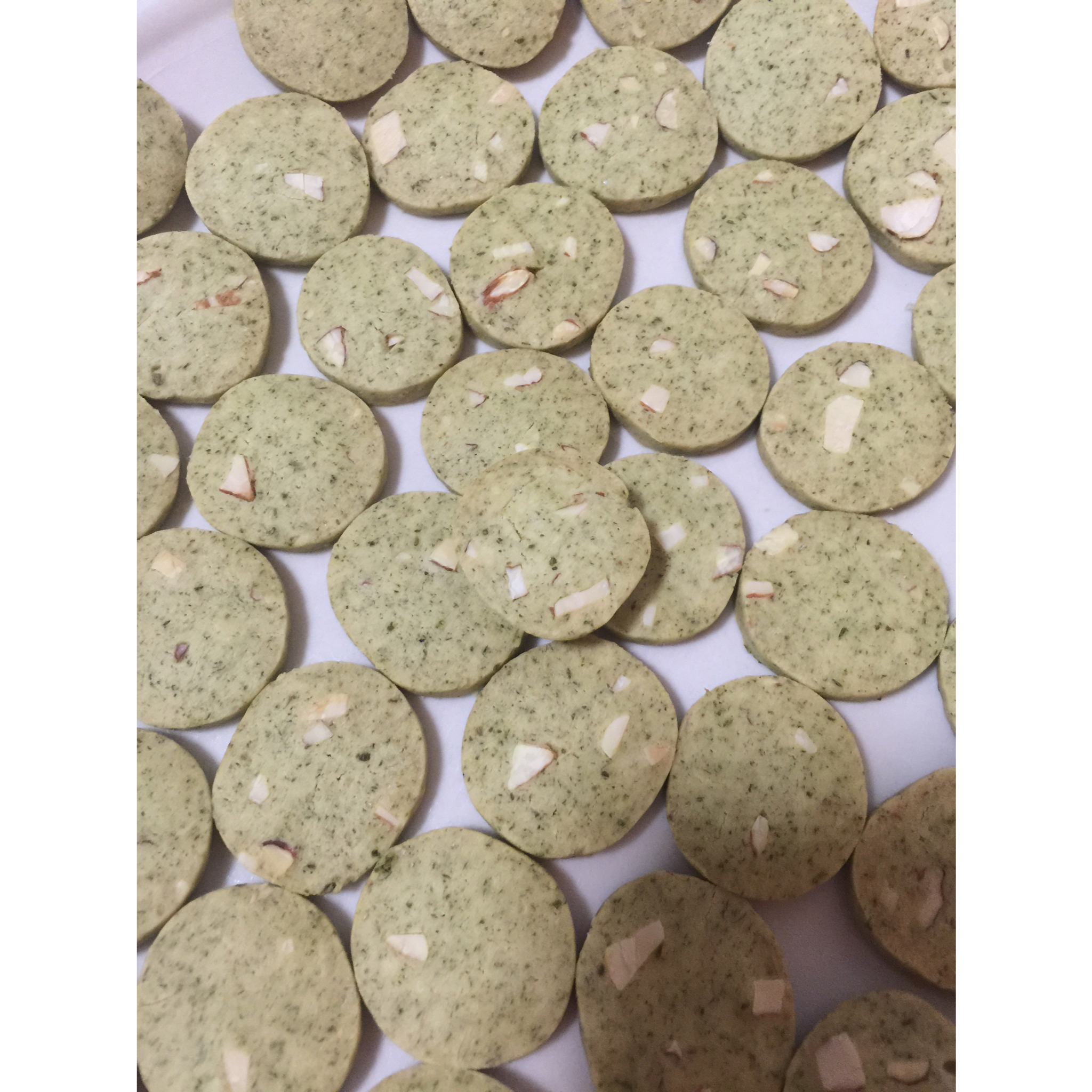 抹茶杏仁饼干