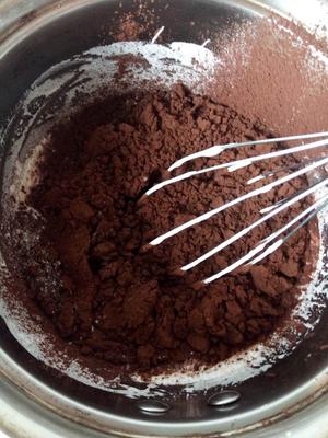FLUFF棉花糖巧克力镜面慕斯蛋糕的做法 步骤15