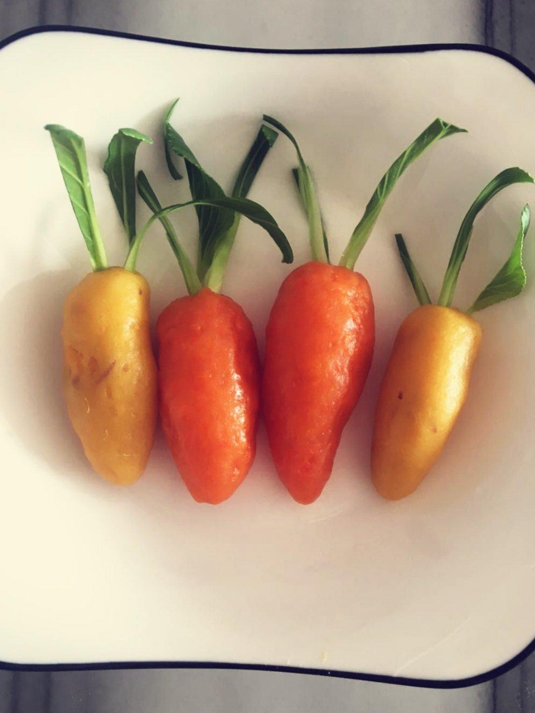 仿真胡萝卜馒头