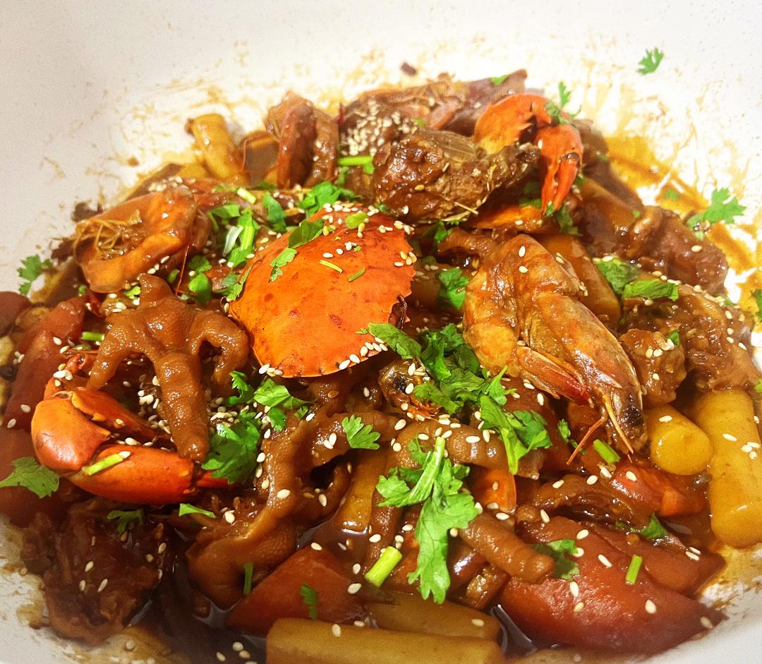 酱香肉蟹煲