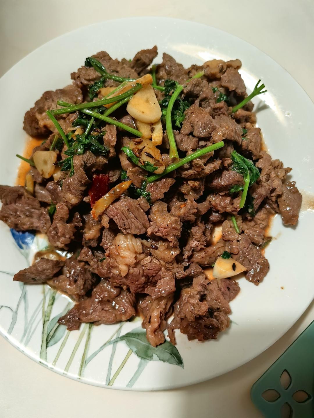 香菜牛肉
