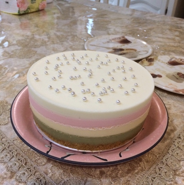 彩虹冻芝士蛋糕