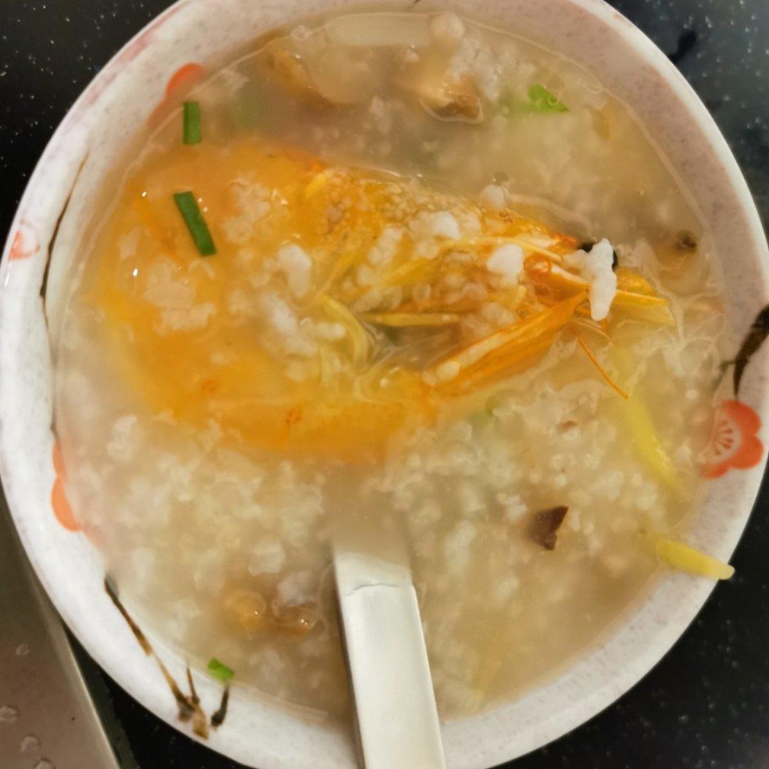 虾干粥