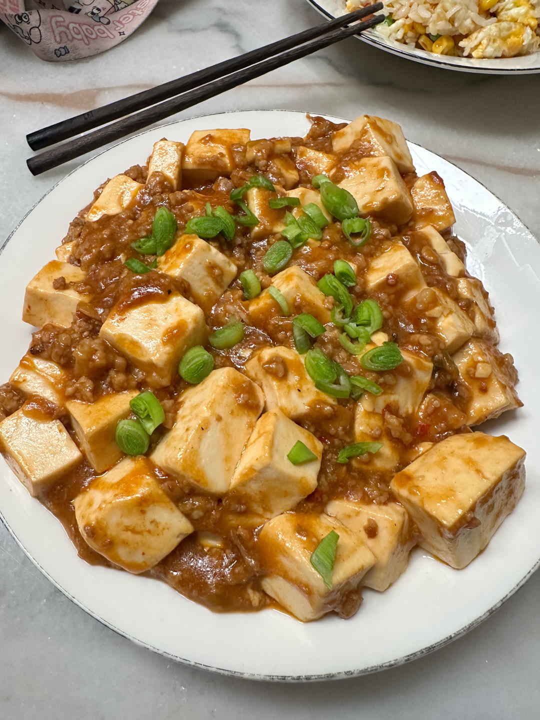 肉末嫩豆腐｜嫩滑口感爽口！这道快手菜超级下饭！！（减脂少油版）