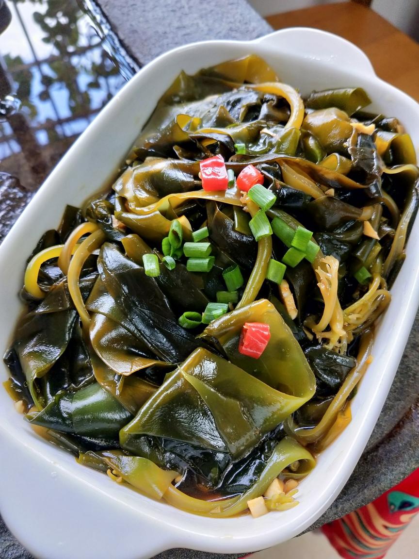 【凉拌海带苗的做法步骤图,凉拌海带苗怎么做好吃】妞妞娘亲_下厨房