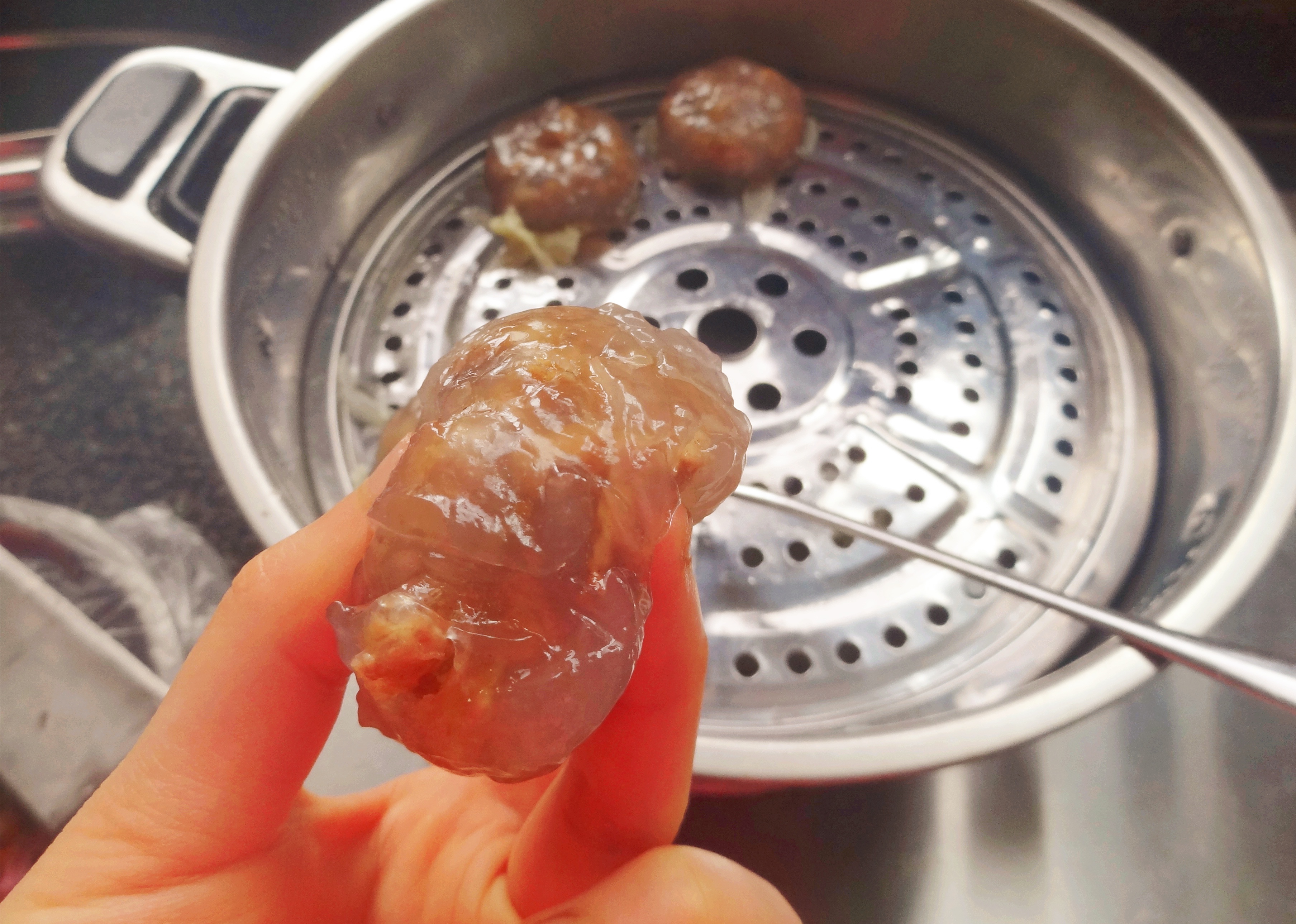 水晶紫薯糕