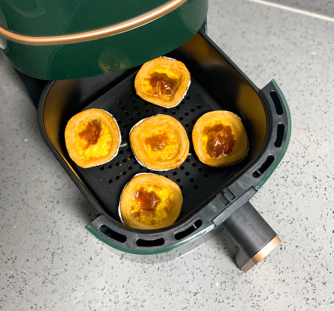 空气炸锅版全蛋葡式蛋挞『秒杀KFC』悠伴空气炸锅