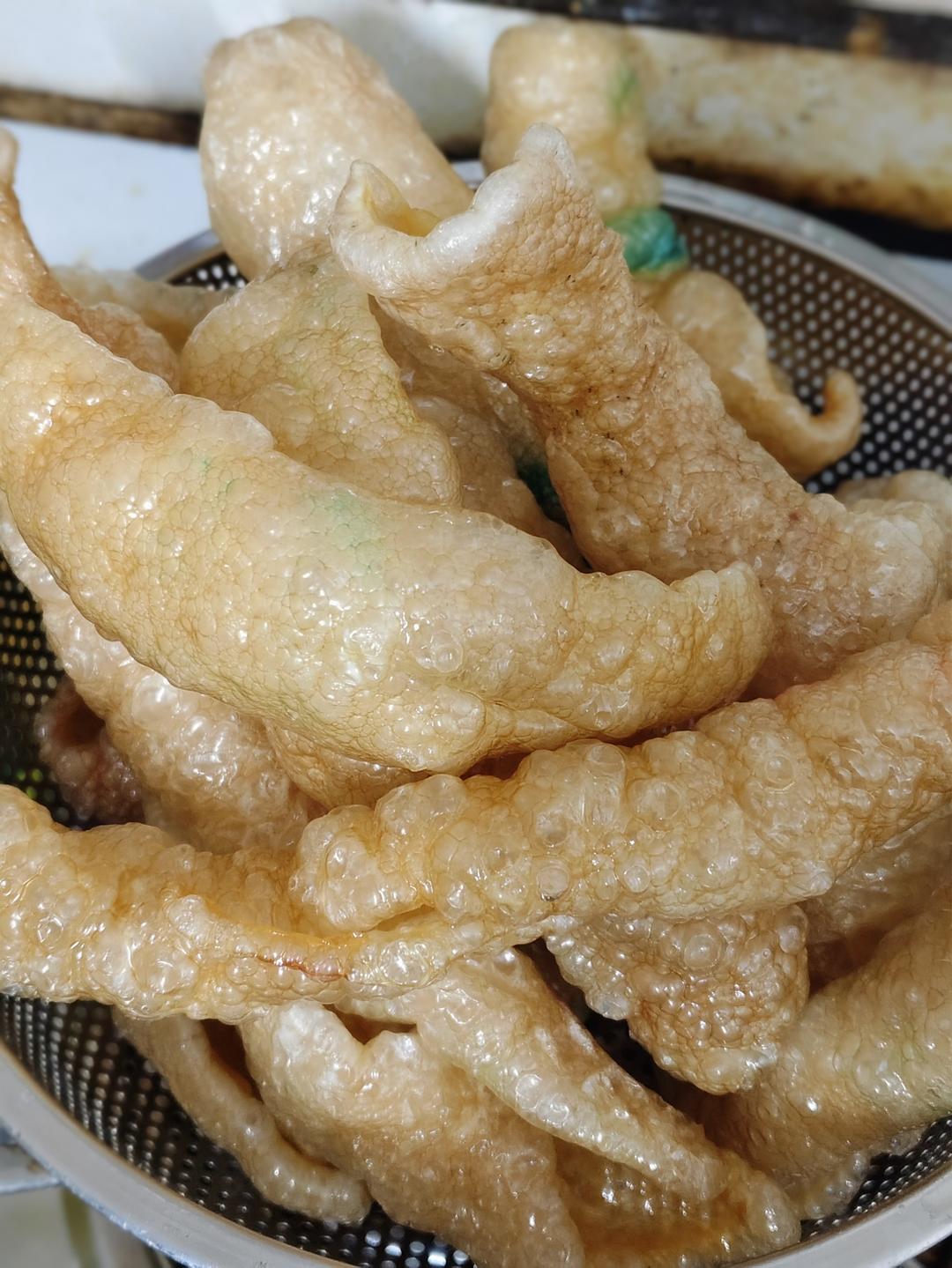 自制炸猪皮