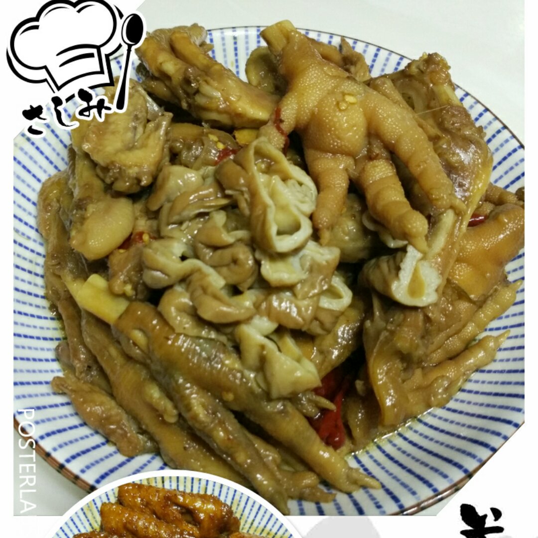 香辣卤鸡爪