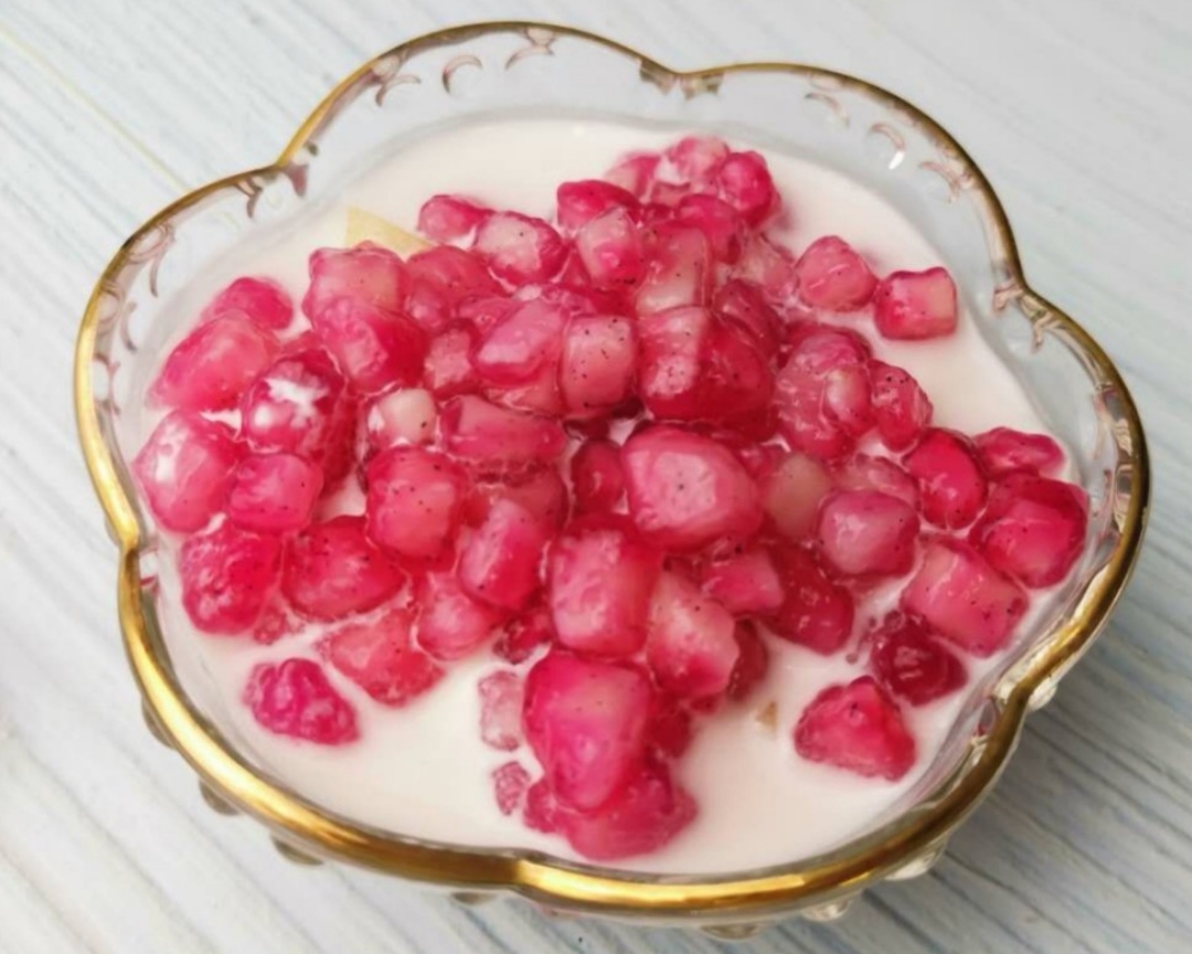 夏日甜品—泰式椰浆红宝石，马蹄（荸荠）的别样吃法的做法