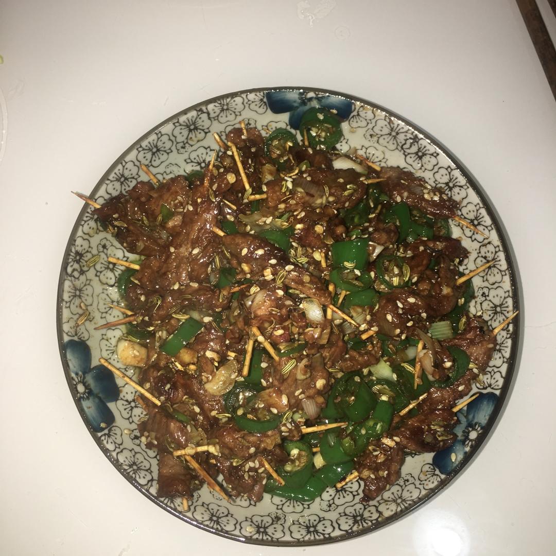 牙签牛肉 道地湖南味