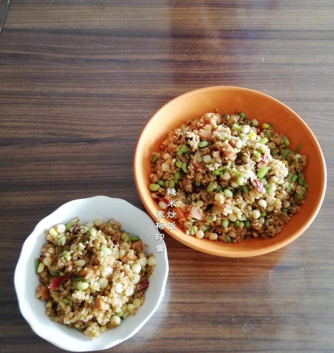 糙米饭，最适合炒饭！