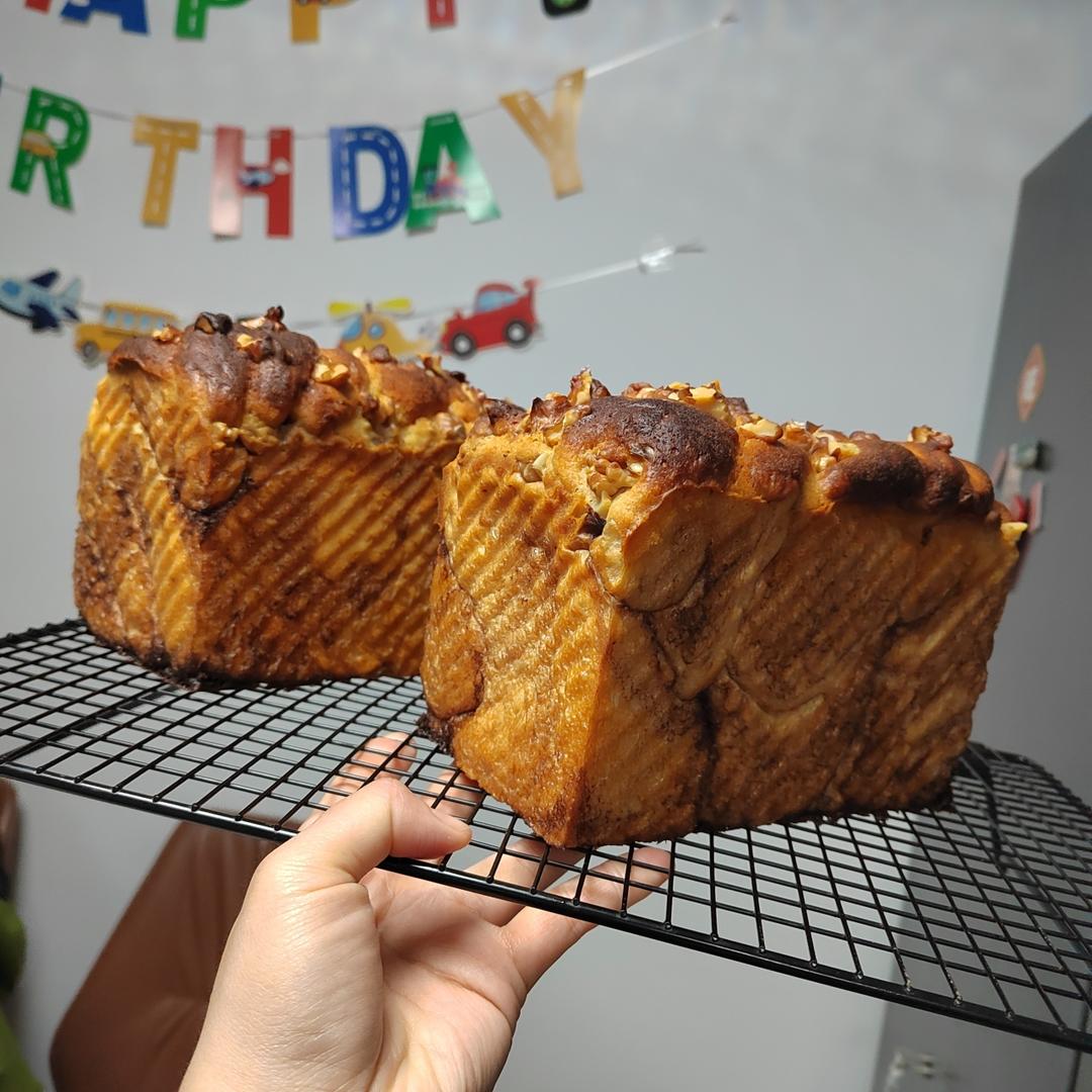 复刻网红面包店招牌枫糖核桃吐司，你觉得像不像？