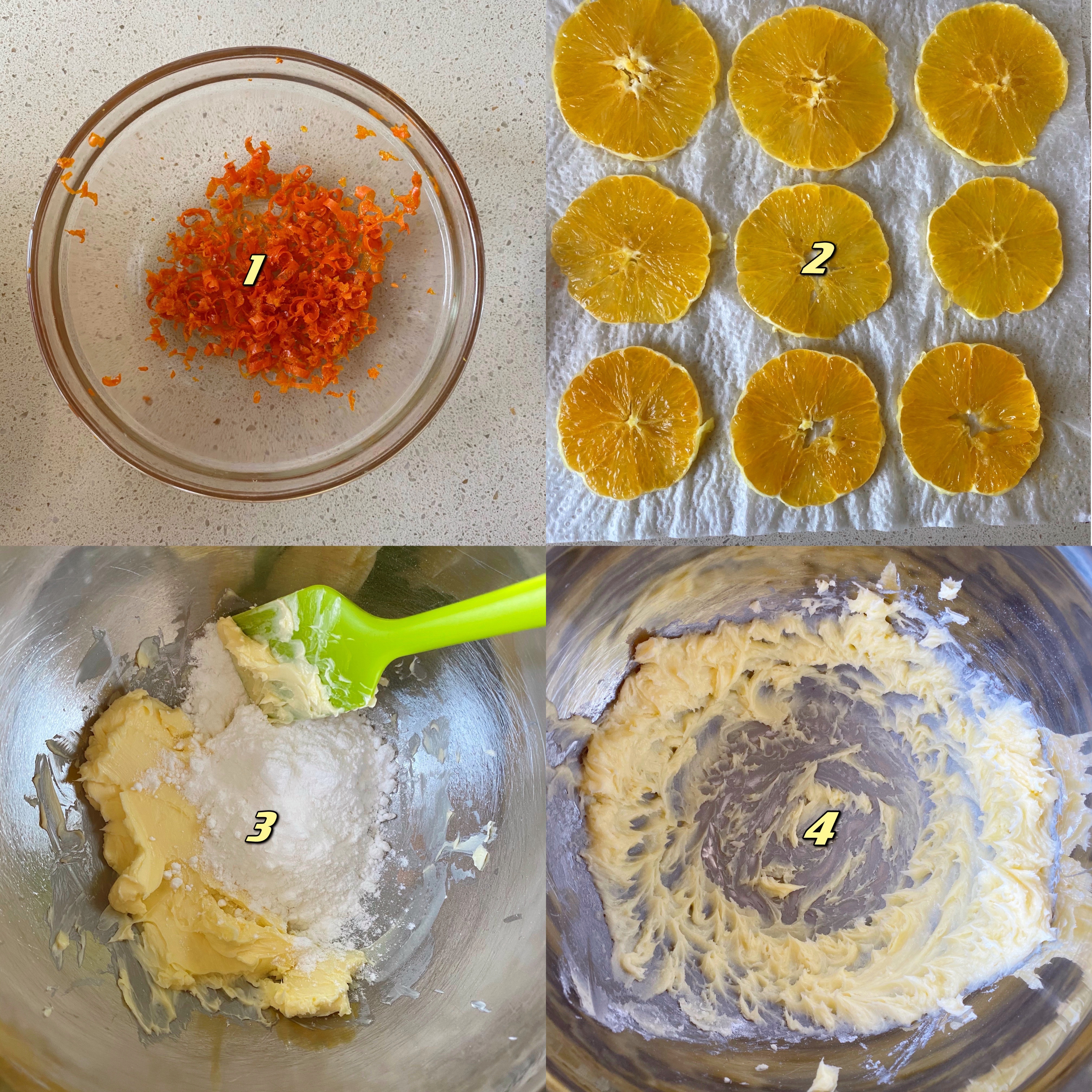 橙香曲奇的做法 步骤1