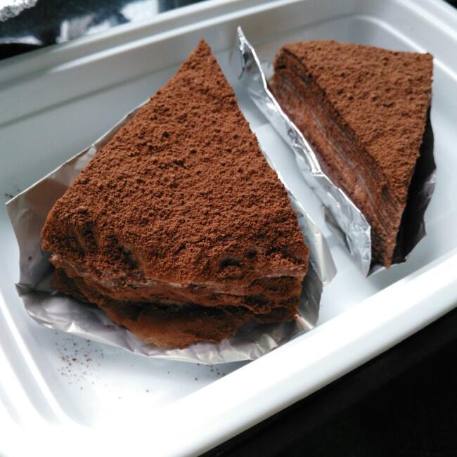 chocolate millecrêpes 
巧克力千层蛋糕的做法 步骤9