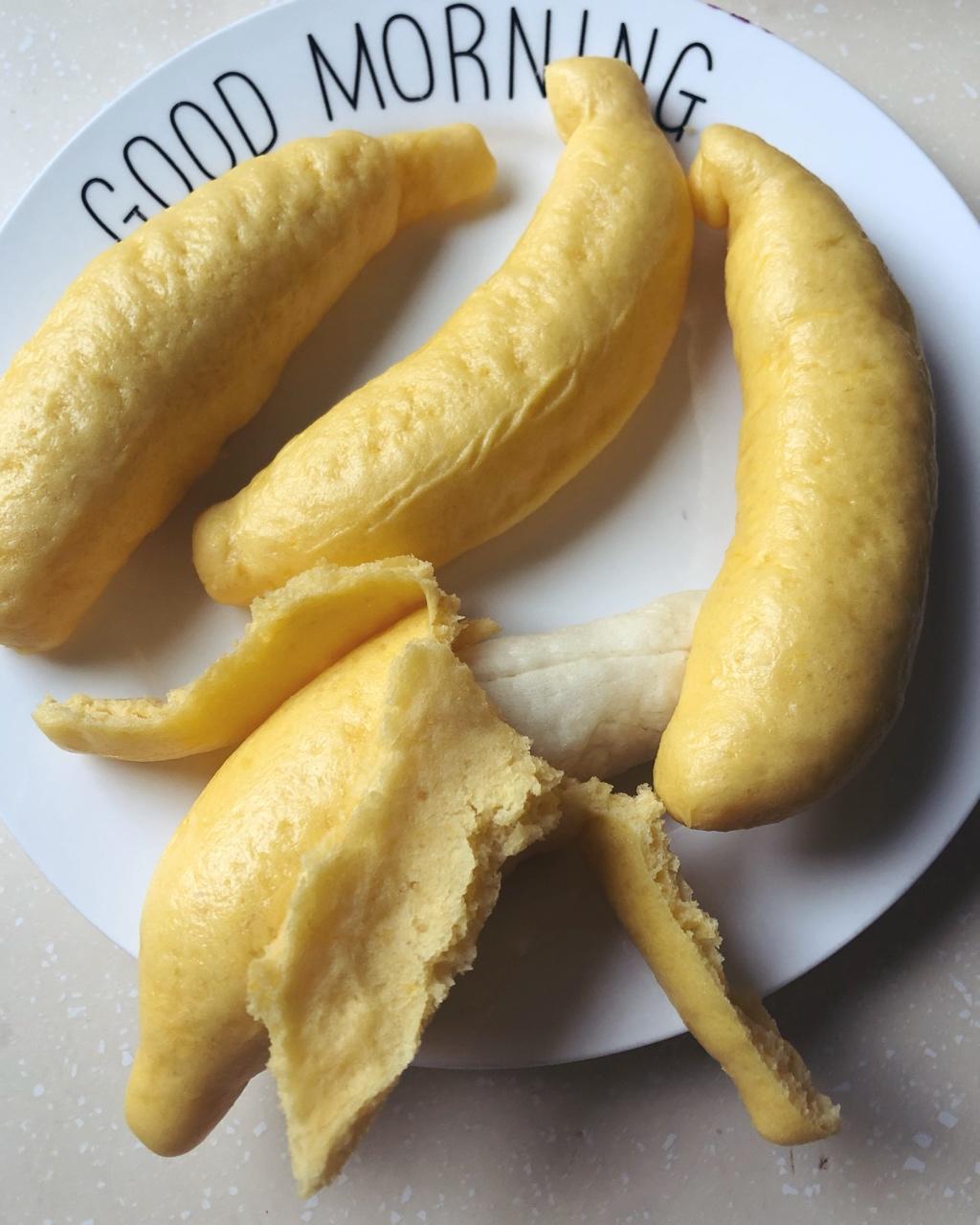 卡通馒头-象形香蕉馒头