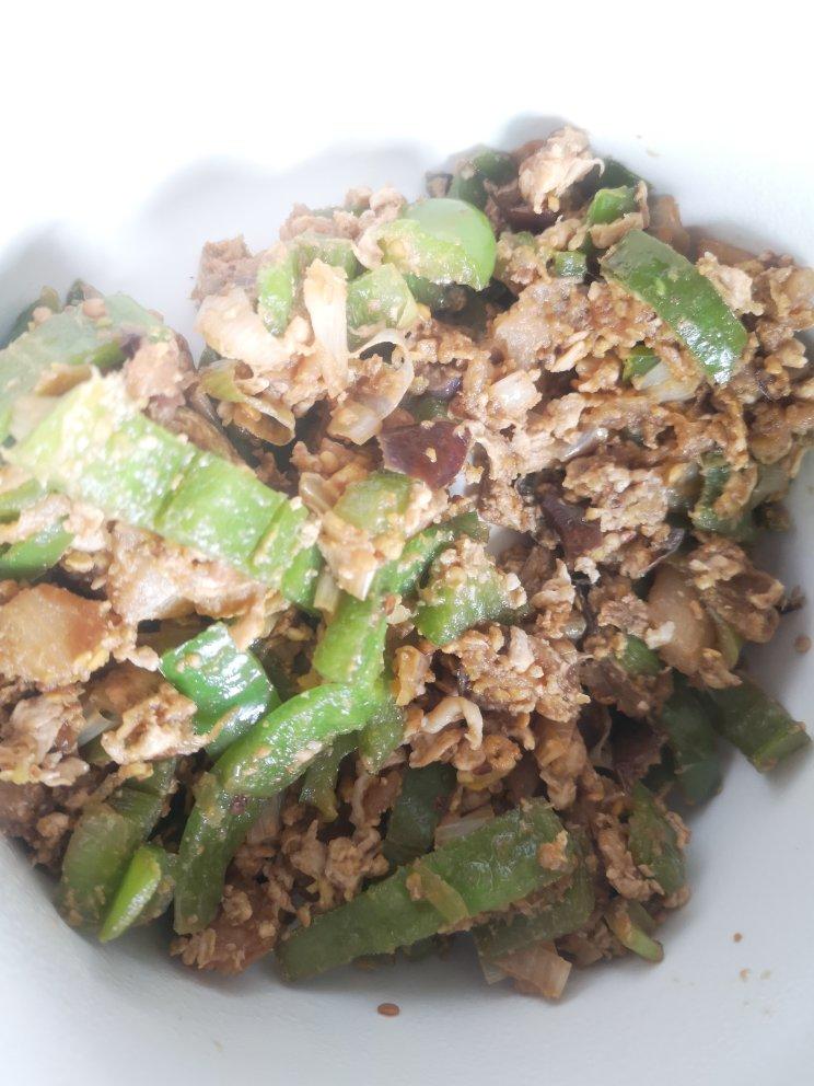 青椒炒茄子