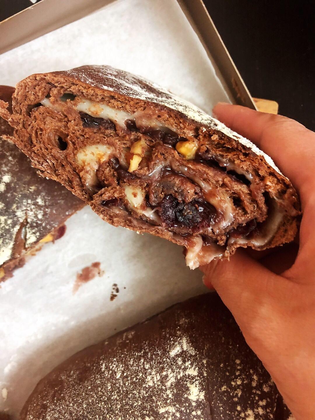 巧克力麻薯面包的做法