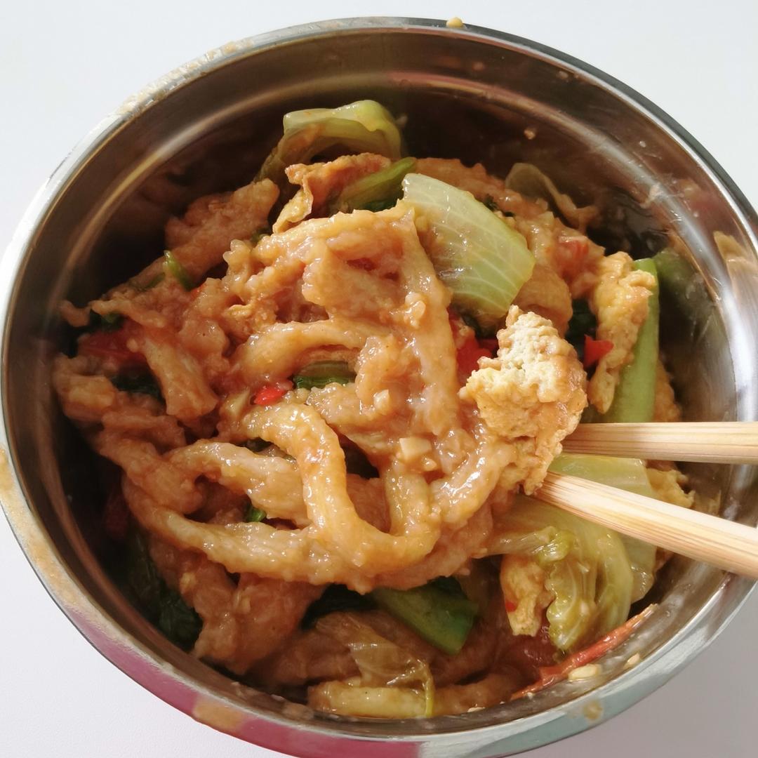 灵光乍现的炒牛筋面