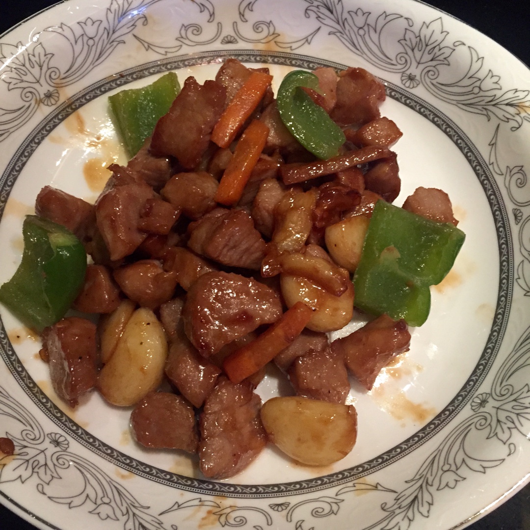 黑蒜子牛肉粒
