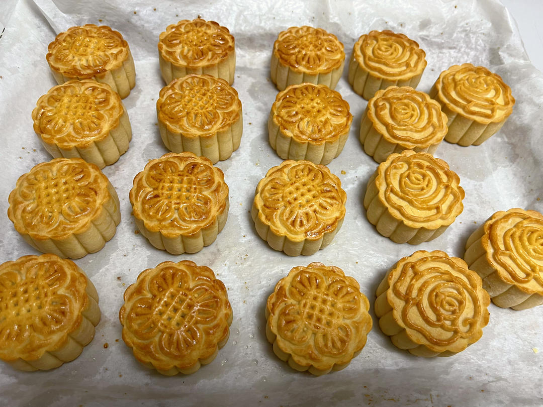 低糖低油花纹清晰的广式月饼皮