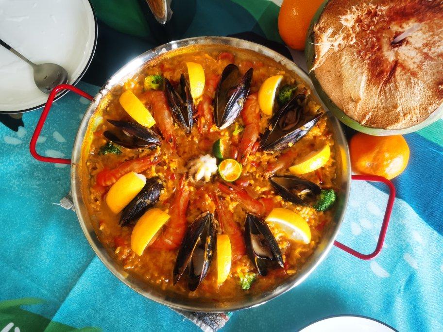 正宗paella 西班牙海鲜饭