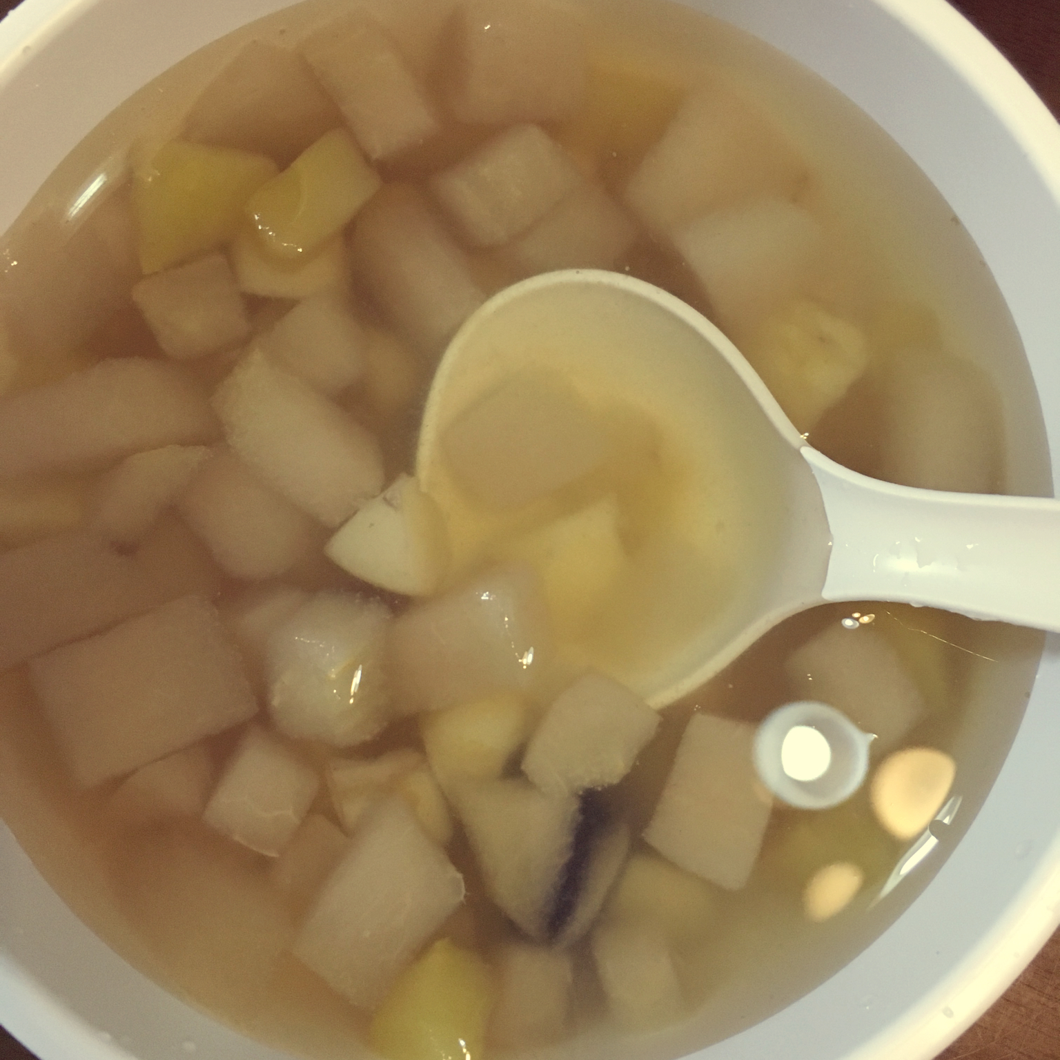 sandy或许做的荸荠梨汤