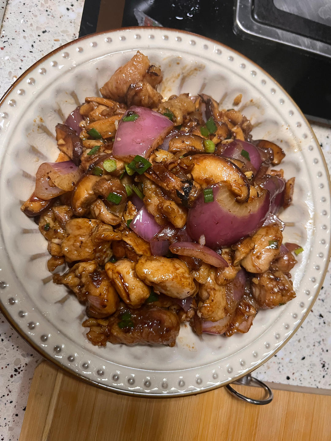 ❤️香菇滑鸡：鸡肉滑嫩，香菇入味‼️