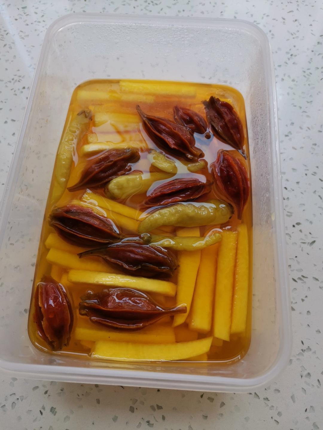 嘎嘣脆爽韩式泡菜黄萝卜