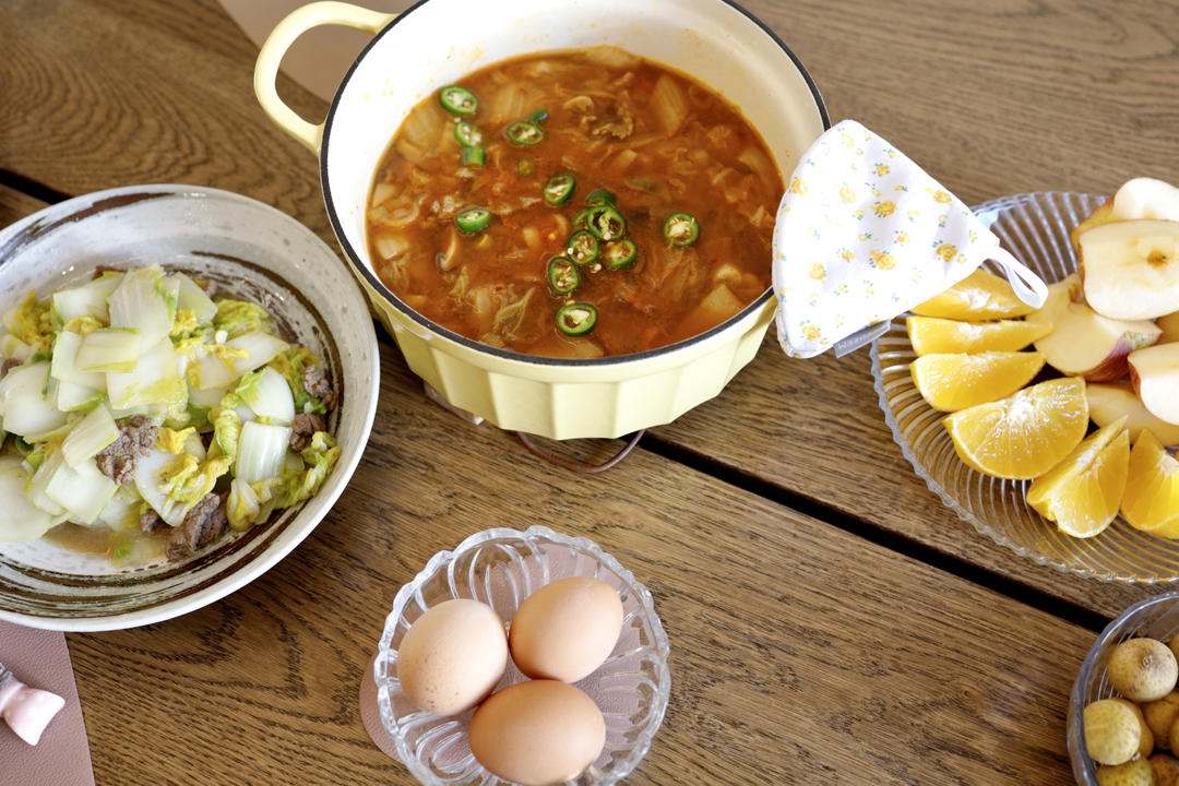 北鼎铸铁锅食谱｜泡菜锅