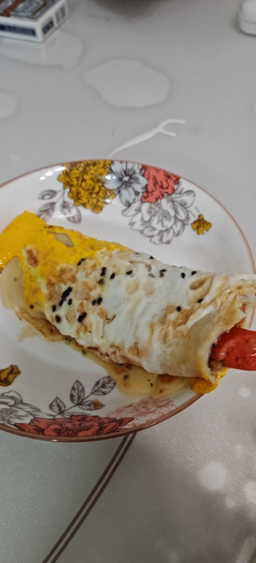 秒杀早餐摊不破皮大煎饼，步骤超详细