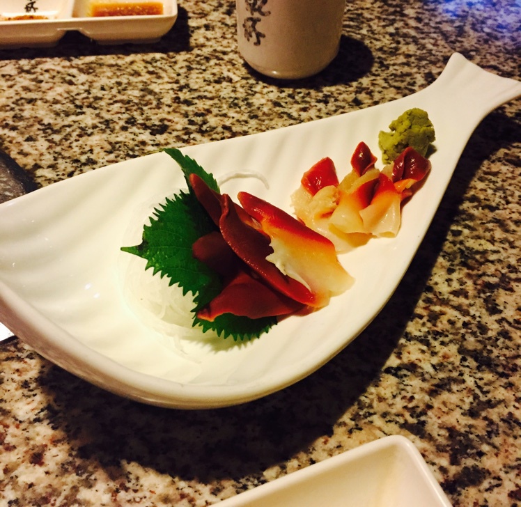 北极贝刺身